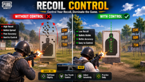 PUBG Mobile recoil control guide for beginners