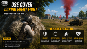 PUBG Mobile cover and positioning tips for beginners