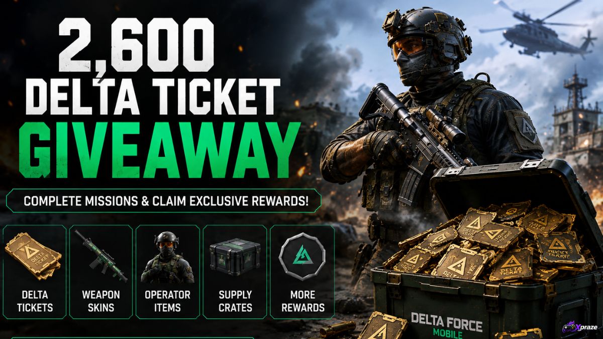 Delta Force Mobile 2,600 Delta Ticket Giveaway