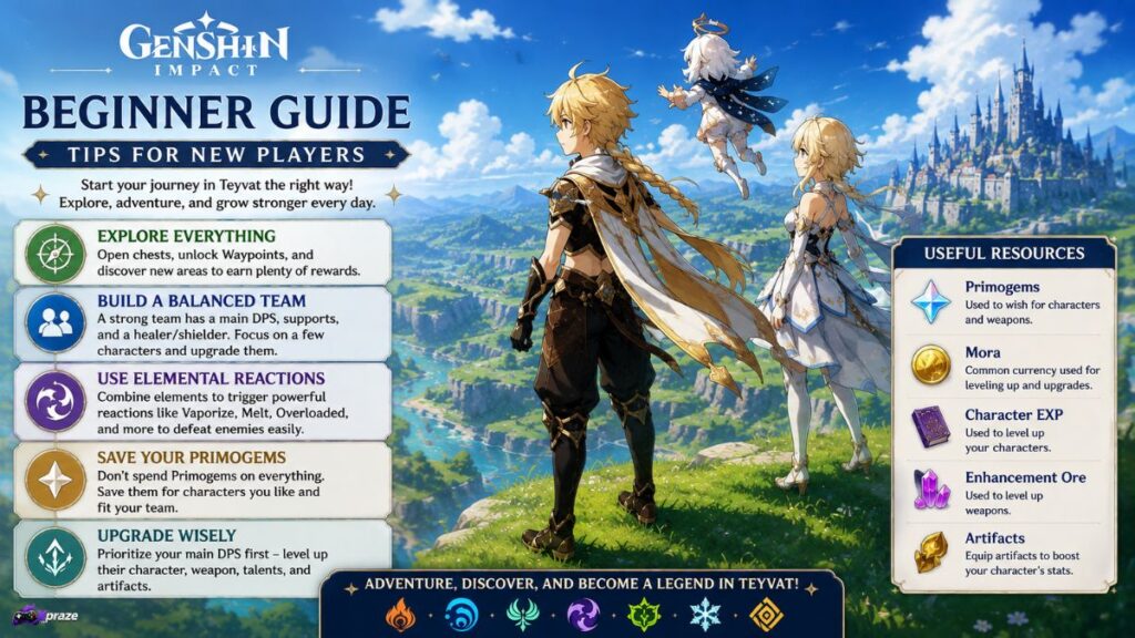 Genshin Impact Beginner Guide