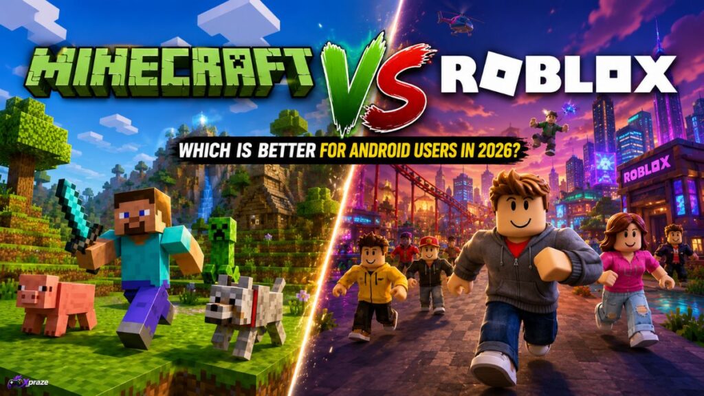 Minecraft vs Roblox comparison for Android users in 2026