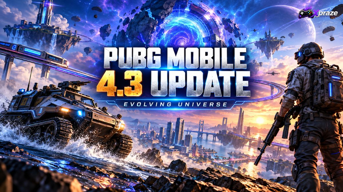 PUBG Mobile 4.3 Update featuring the Evolving Universe themed mode