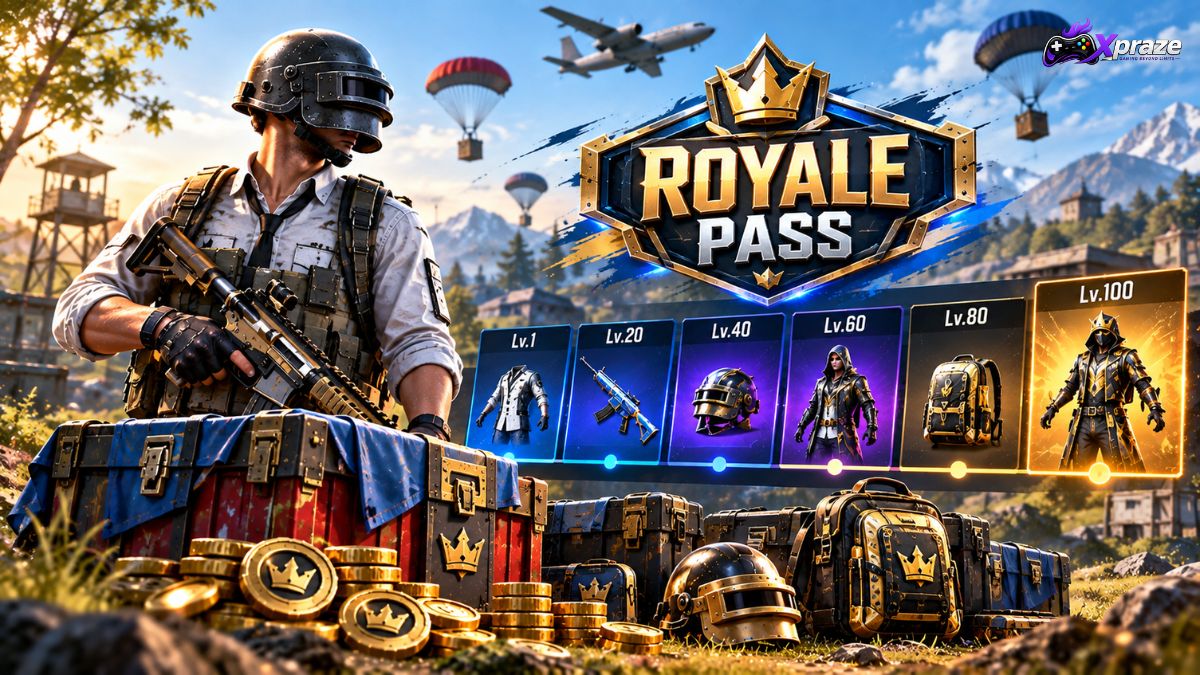 PUBG Mobile Royale Pass progression and rewards