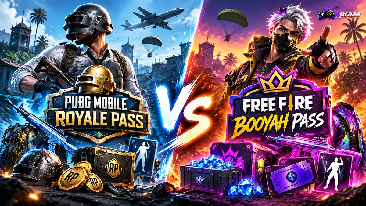 PUBG Mobile Royale Pass vs Free Fire Booyah Pass